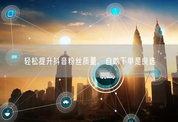 轻松提升抖音粉丝质量，自助下单是良选