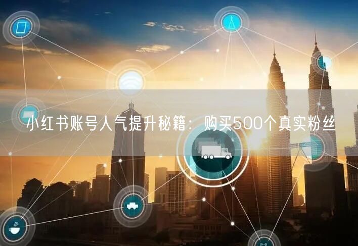 小红书账号人气提升秘籍：购买500个真实粉丝