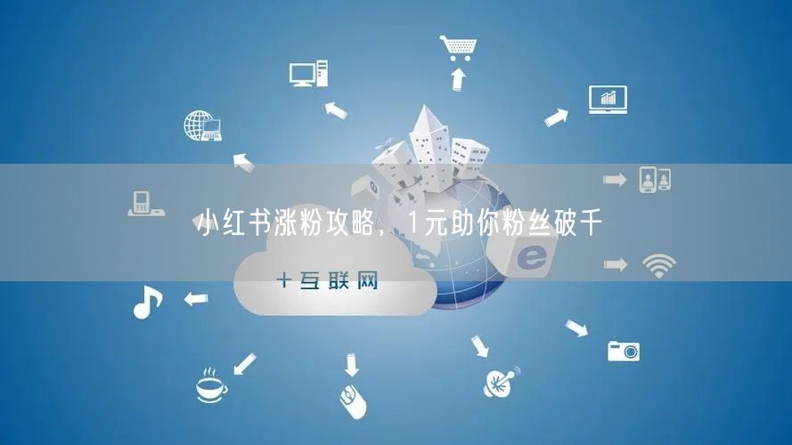 小红书涨粉攻略，1元助你粉丝破千